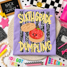 Load image into Gallery viewer, Back To School Dumpling Grades Stripes DROPDOWN TRANSFER TCC JULY 26
