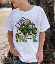 Load image into Gallery viewer, I Dig Grades Tractor Camo Pencil DROPDOWN TRANSFER
