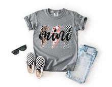 Load image into Gallery viewer, Leopard Cherry Checker Bolt Title Dropdown TRANSFER
