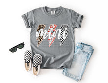 Load image into Gallery viewer, Leopard Cherry Checker Bolt Title Dropdown TRANSFER

