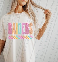 Load image into Gallery viewer, Bright Retro Checkered Mascots DROPDOWN TRANSFER

