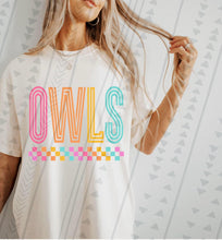 Load image into Gallery viewer, Bright Retro Checkered Mascots DROPDOWN TRANSFER
