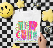 Load image into Gallery viewer, Teacher Professional Dream Builder Neon Multi-Print Letters Bolt &amp; Stars TRANSFER CST JAN 26
