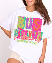 Load image into Gallery viewer, Bus Driver Protector Of Precious Cargo Neon Multi-Print Letters TRANSFER CST JAN 26
