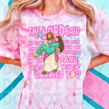 Load image into Gallery viewer, The Lord Said I Carried HAIR COLOR DROPDOWN TRANSFER RHD APR 26
