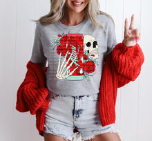 Load image into Gallery viewer, Al_ni Energy Skull And Flowers DROPDOWN TRANSFER SCG MAR
