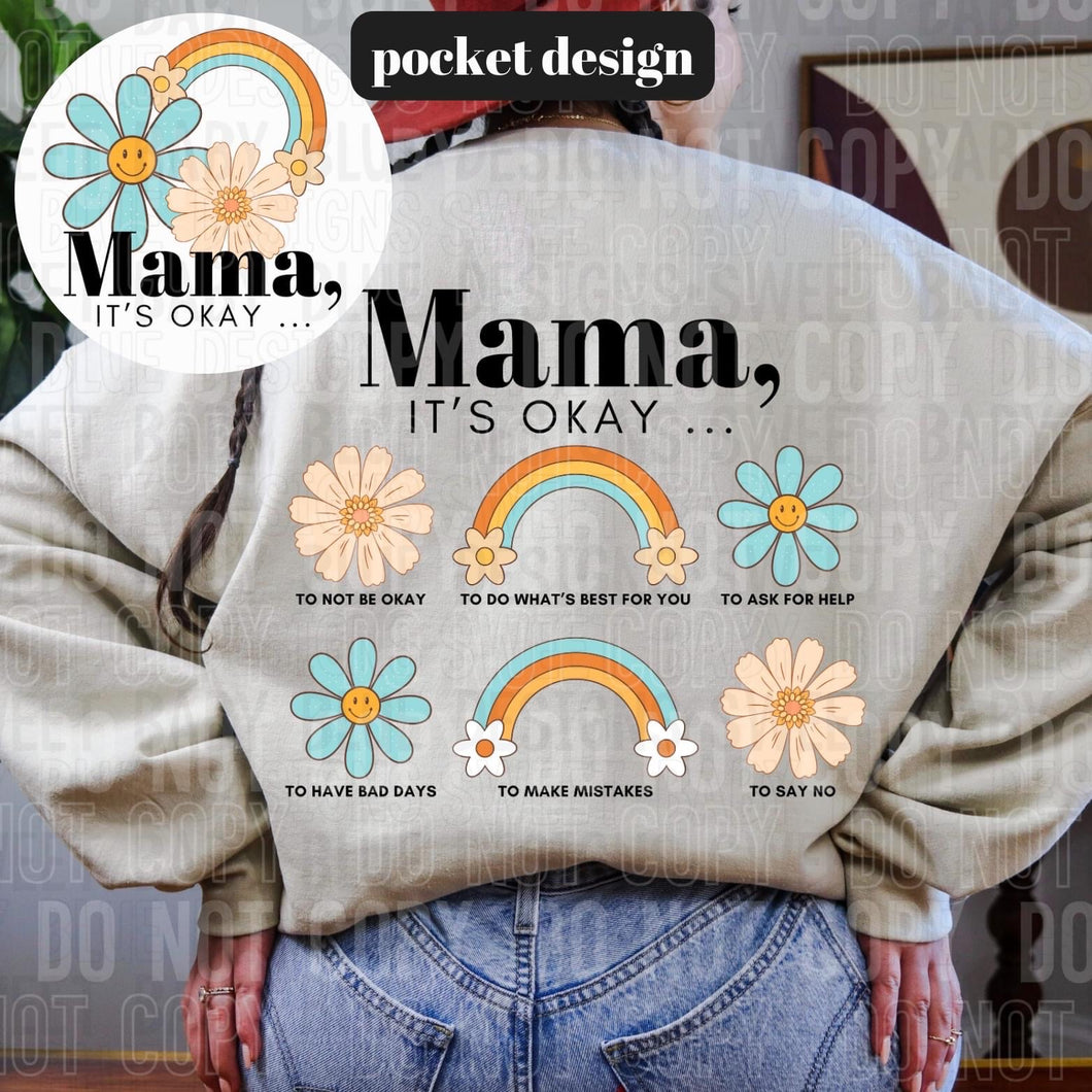 Mama It’s Okay Affirmations With Pocket TRANSFER