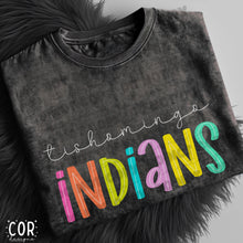 Load image into Gallery viewer, Neon Bright Line Indians DROPDOWN TRANSFER COR
