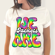 Load image into Gallery viewer, We Are Rainbow Tie Dye Mascot DROPDOWN TRANSFER
