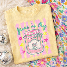 Load image into Gallery viewer, Jesus In My Jam Pink Yellow Stars Pink Wavy Stripes TRANSFER UAC MAY 26
