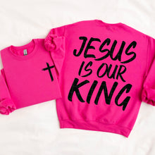 Load image into Gallery viewer, Jesus Is Our King WITH Cross Pocket TRANSFER SDD MAR 26
