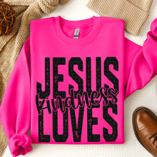 Load image into Gallery viewer, Jesus Loves Kindness Distressed DROPDOWN TRANSFER SDD OCT
