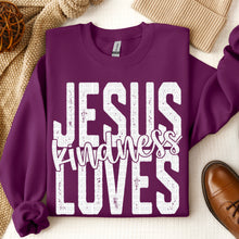 Load image into Gallery viewer, Jesus Loves Kindness Distressed DROPDOWN TRANSFER SDD OCT
