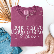 Load image into Gallery viewer, Jesus Speaks I Listen DROPDOWN TRANSFER SDD AUGUST
