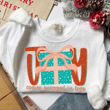 Load image into Gallery viewer, Joy Comes Wrapped In Love TRANSFER SDD SEPT

