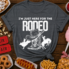 Load image into Gallery viewer, I'm Just Here For The Rodeo Color DROPDOWN TRANSFER REVEL JUNE 26

