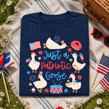 Load image into Gallery viewer, Just A Patriotic Goose Flag Drum Donut Collage TRANSFER UAC MAY 26
