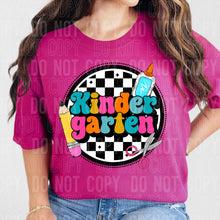 Load image into Gallery viewer, Bright Grades Checkered Circle Dropdown TRANSFER SBB
