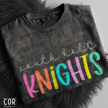 Load image into Gallery viewer, Neon Bright Line Knights DROPDOWN TRANSFER COR

