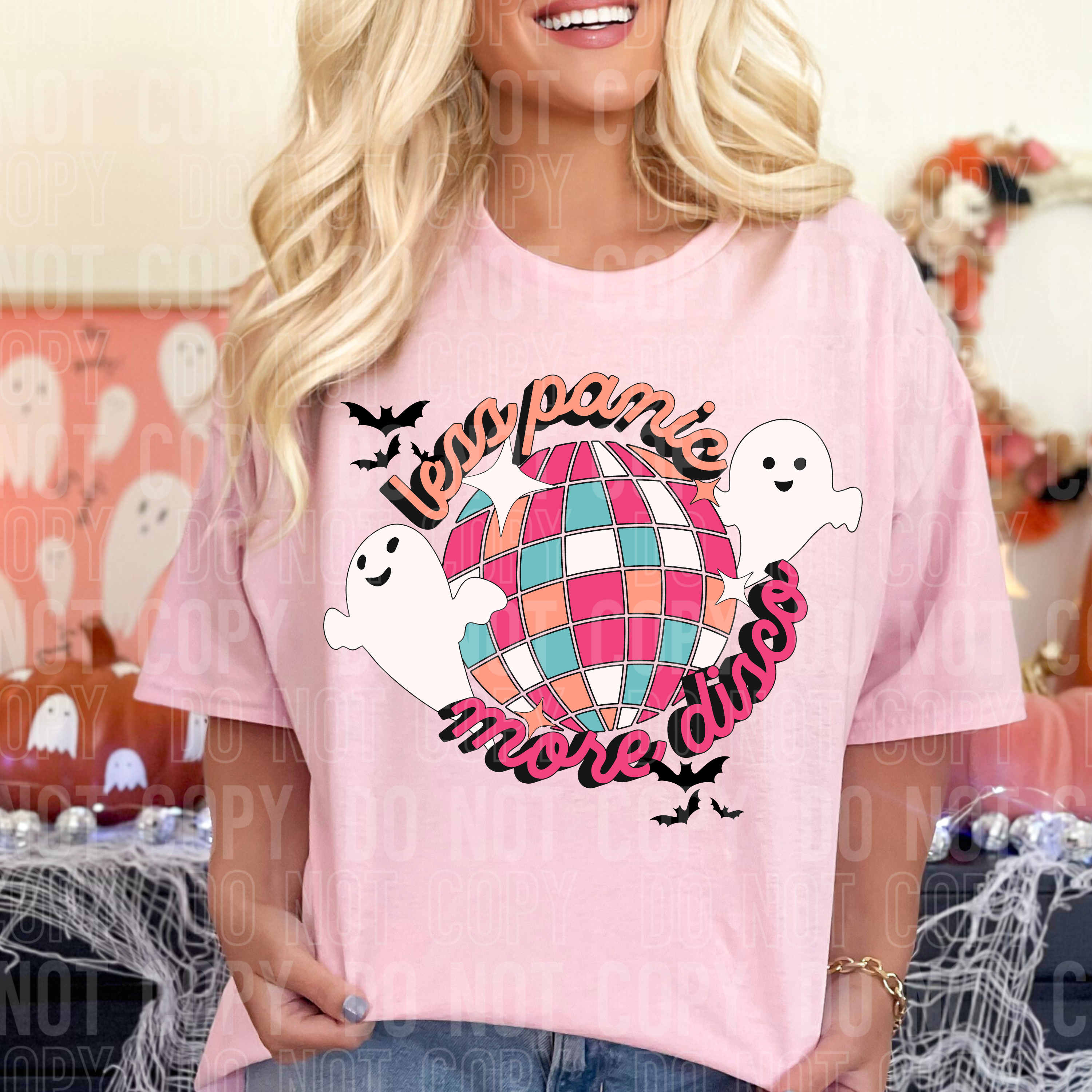 Less Panic More Disco Ghost TRANSFER SBB AUG 25 – Sassy Sublimation ...