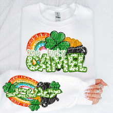 Load image into Gallery viewer, One Lucky Mascots Dropdown With SLEEVE OPTION TRANSFER CSD JAN 25
