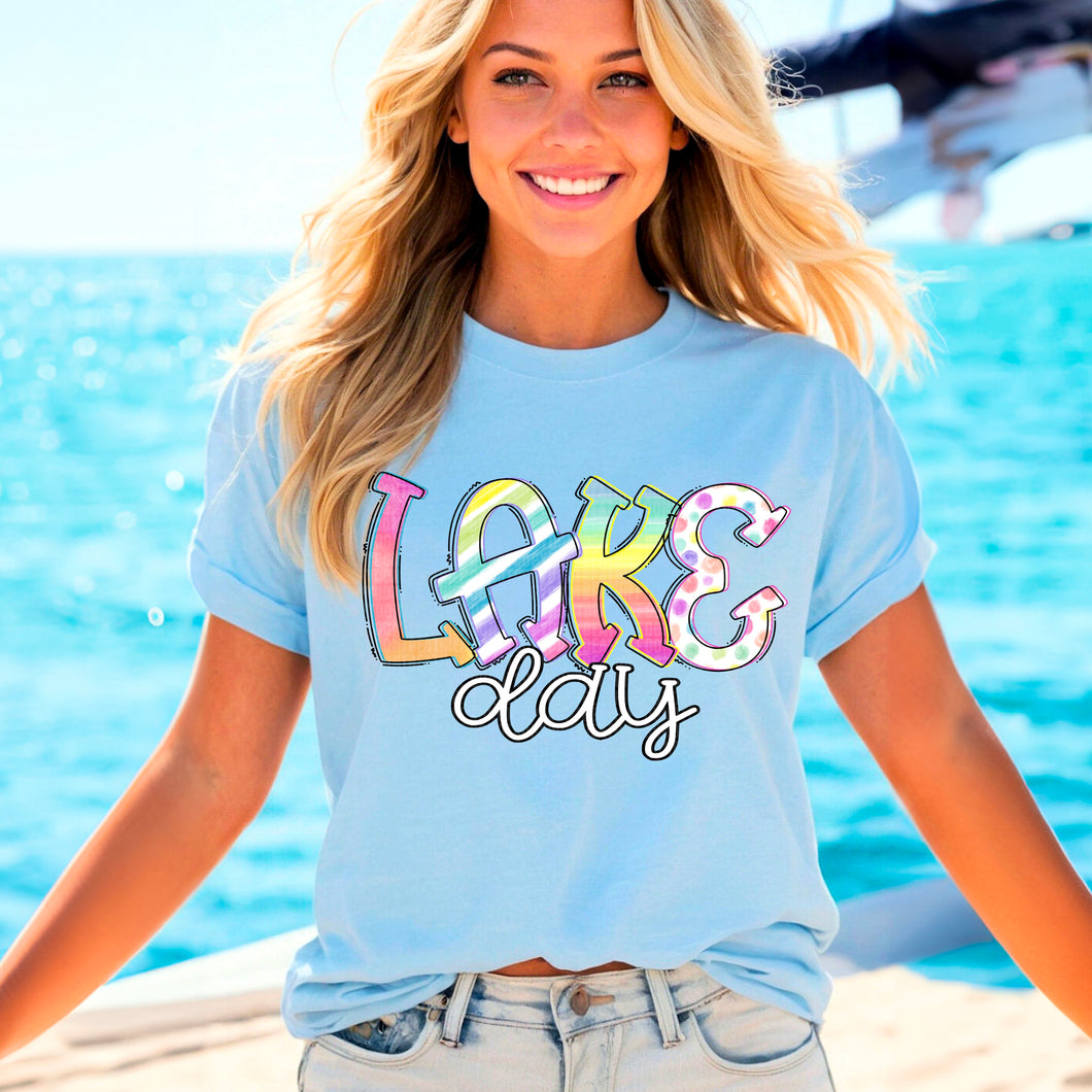 Lake Days Pastel Rainbow TRANSFER SDD MAR