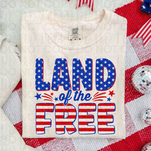 Load image into Gallery viewer, Land Of The Free Stars And Stripes Flag Alpha TRANSFER UAC MAY 26
