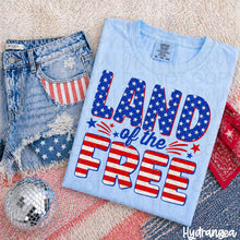 Load image into Gallery viewer, Land Of The Free Stars And Stripes Flag Alpha TRANSFER UAC MAY 26

