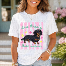 Load image into Gallery viewer, Less Meanies More Weenies Pink Wavy Stripes DROPDOWN TRANSFER UAC MAY 26
