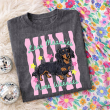 Load image into Gallery viewer, Less Meanies More Weenies Pink Wavy Stripes DROPDOWN TRANSFER UAC MAY 26
