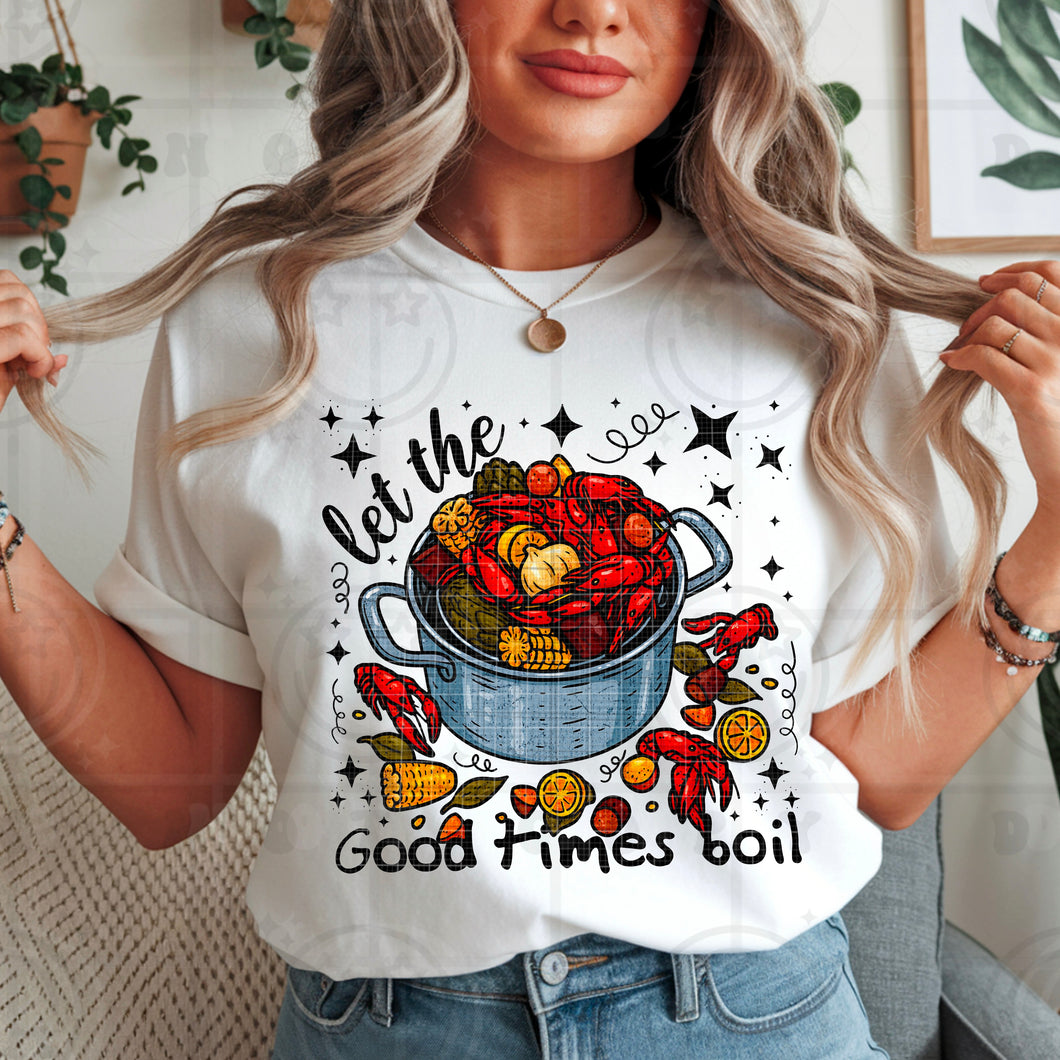 Let The Good Times Boil Big Pot With Lobsters And Corn TRANSFER HMWK NOV 25