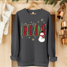 Load image into Gallery viewer, Literally Freezing Gold Glitter Shadow &amp; Snowman TRANSFER SDD NOV 25
