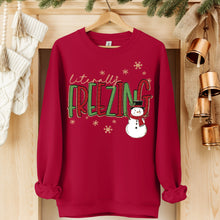 Load image into Gallery viewer, Literally Freezing Gold Glitter Shadow &amp; Snowman TRANSFER SDD NOV 25
