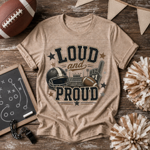 Load image into Gallery viewer, Loud And Proud Mom Distressed DROPDOWN TRANSFER REVEL JULY 26
