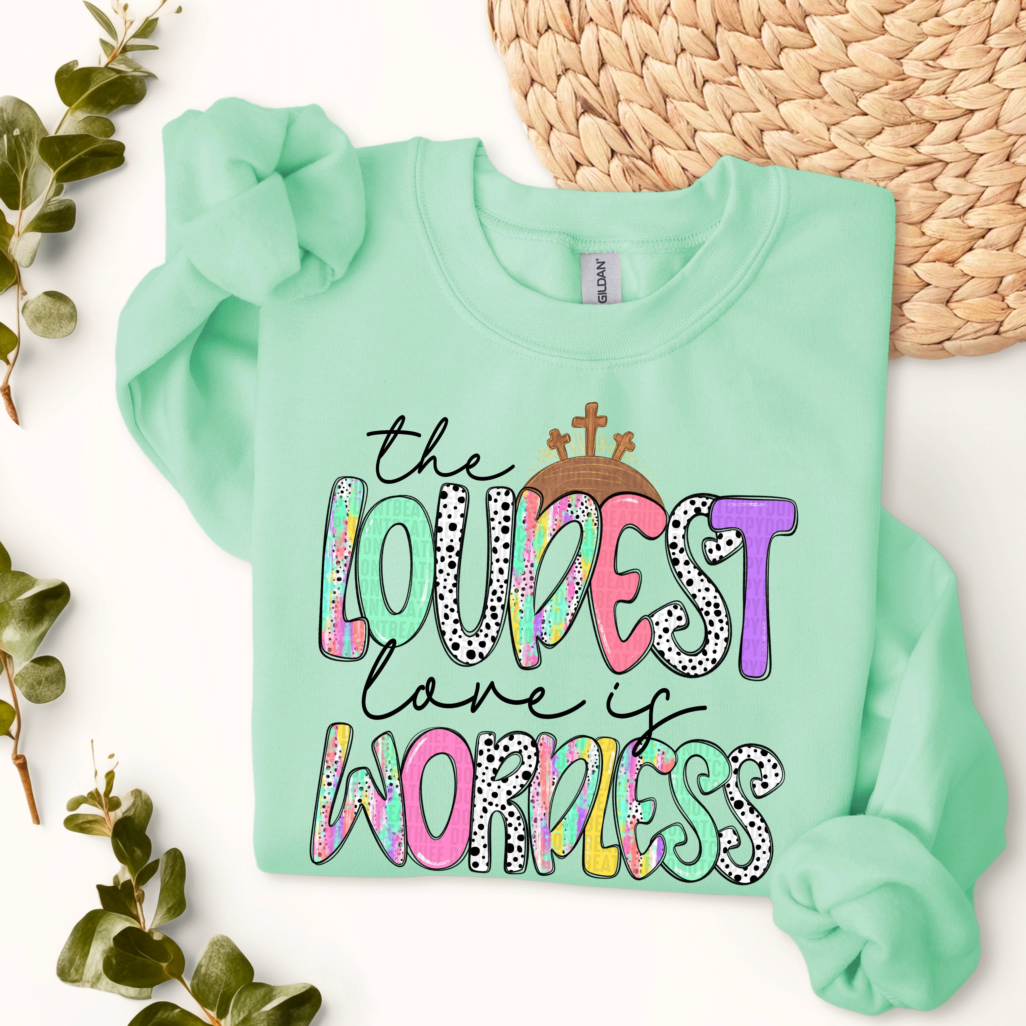 The Loudest Love Is Wordless TRANSFER SDD – Sassy Sublimation & Screen ...