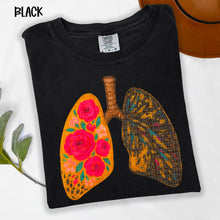 Load image into Gallery viewer, Lungs Red Floral TRANSFER SDD APR
