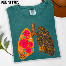 Load image into Gallery viewer, Lungs Red Floral TRANSFER SDD APR
