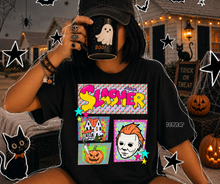 Load image into Gallery viewer, Slasher Comic Strip Distressed Option DROPDOWN TRANSFER CARTER AUG 26
