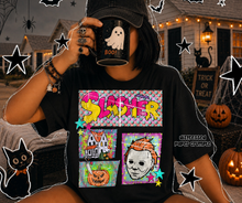 Load image into Gallery viewer, Slasher Comic Strip Distressed Option DROPDOWN TRANSFER CARTER AUG 26
