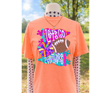 Load image into Gallery viewer, Let's Go Bright Polka Dot Pennants Mascot DROPDOWN TRANSFER CARTER JULY/AUG 26
