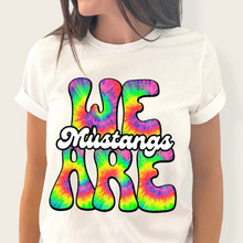 Load image into Gallery viewer, We Are Rainbow Tie Dye Mascot DROPDOWN TRANSFER
