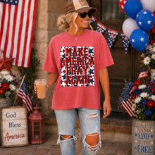 Load image into Gallery viewer, Make America Pray Again Distressed White Stripes Blue Red Stars TRANSFER SDD JUNE 26

