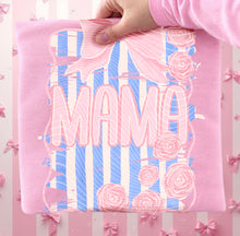 Load image into Gallery viewer, MAMA Pink Bow Frame Accent Options DROPDOWN TRANSFER PHDC MAR 26
