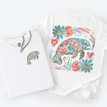 Load image into Gallery viewer, Floral Water Animal DROPDOWN With Pocket TRANSFER IRENE MAR 26
