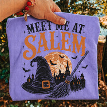Load image into Gallery viewer, Meet Me At Salem Hat Broom And Moon Sketch Color TRANSFER UAC JULY 26
