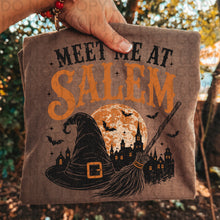 Load image into Gallery viewer, Meet Me At Salem Hat Broom And Moon Sketch Color TRANSFER UAC JULY 26

