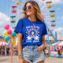 Load image into Gallery viewer, Meet Me At The Ferris Wheels Pink Blue Clouds TRANSFER UAC MAY 26
