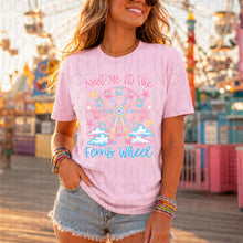Load image into Gallery viewer, Meet Me At The Ferris Wheels Pink Blue Clouds TRANSFER UAC MAY 26
