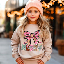 Load image into Gallery viewer, Merry Christmas Bow And Gingerbread Man TRANSFER SDD OCT
