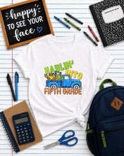 Load image into Gallery viewer, Haulin' Into Blue Truck With School Supplies Grades DROPDOWN TRANSFER PHDC JUNE 26
